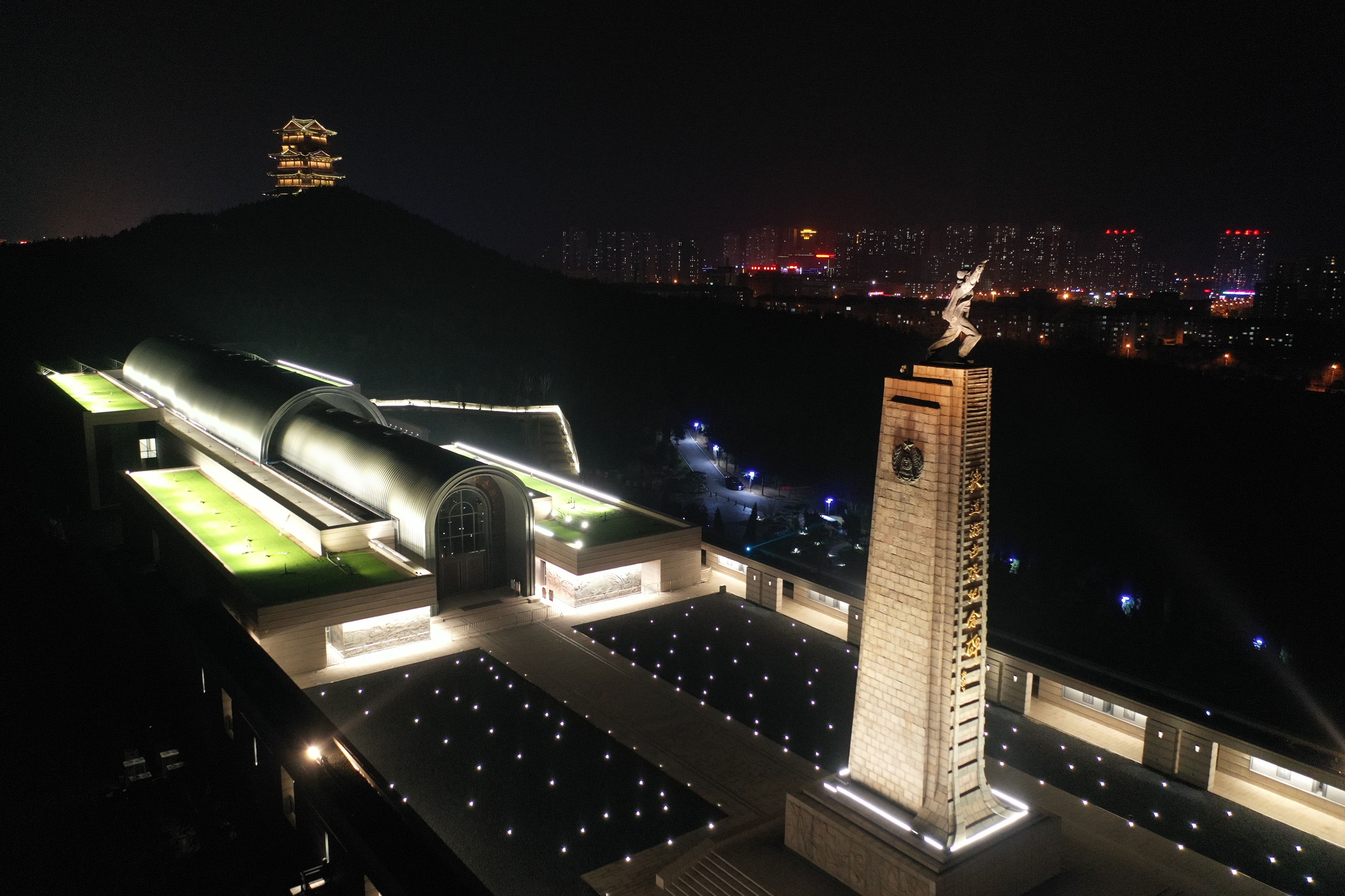 山東棗莊鐵道游擊隊(duì)紀(jì)念館景觀照明工程——2020神燈獎(jiǎng)申報(bào)工程照明工程